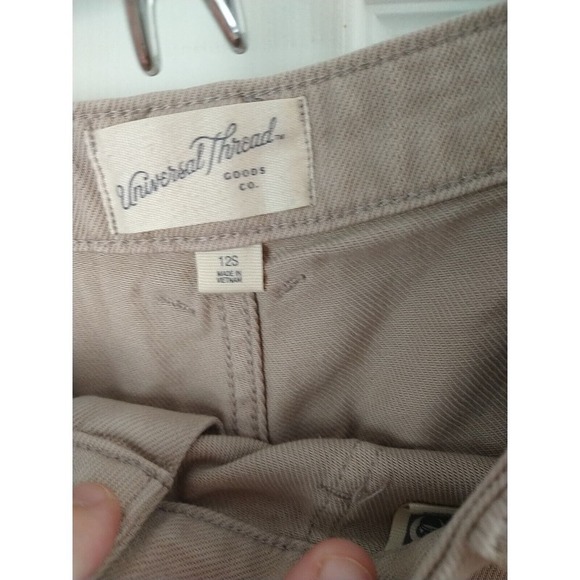 Women's High-Rise Wide Leg Jeans - Universal Thread 12S - Picture 10 of 12